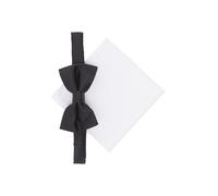 Elegantes Set aus Fliege und Einstecktuch 1 schwarz|weiß 2165472.9999.1