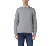 Fein gestreifter Pullover mit Crew Neck und abgesetzten Bündchen 3XL blau|weiß 2172260.58G1.3XL