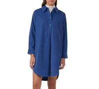 Feincord-Kleid im Relaxed Fit mit Eingrifftaschen 48 blau 2170025.5527.48