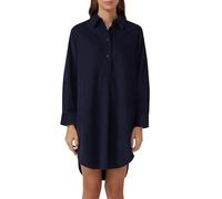 Feincord-Kleid im Relaxed Fit mit Eingrifftaschen 36 blau 2170025.5959.36