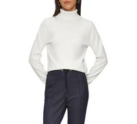 Feiner Rollkragenpullover aus Viskosemix 46 creme