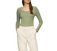 Feines Jersey-Longsleeve mit Rippstruktur 46 Grün 2166105.7369.46