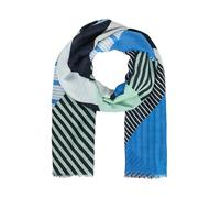 Feines Tuch aus recyceltem Polyester mit modischem Artwork-Print ONESIZE blau 2161489.59G8.ONESIZE