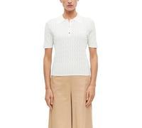 s.Oliver Feinstrick-Poloshirt mit Ajourmuster