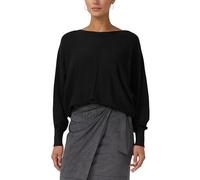 Feinstrick-Pullover im Relaxed Fit mit Ajour-Details 34 schwarz 2172871.9999.34