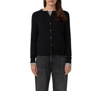 Feinstrickcardigan aus Viskosemix 42 schwarz 2168767.9999.42