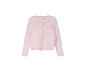 s.Oliver Feinstrickjacke mit Zierkante und Applikation