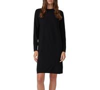 Feinstrickkleid mit Ripp-Detail am Arm 38 schwarz 2177367.9999.38