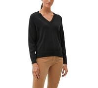 Feinstrickpullover aus Viskosemix 36 schwarz