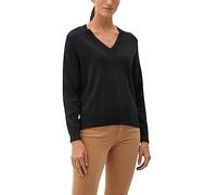 Feinstrickpullover aus Viskosemix 38 schwarz