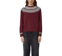 Feinstrickpullover mit Norwegermuster 36 rot 2177908.3902.36