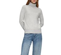 Feinstrickpullover mit Rollkragen 48 grau
