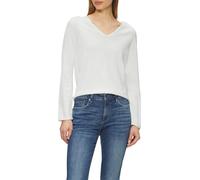 s.Oliver Feinstrickpullover mit V-Ausschnitt und Rollkante am Saum