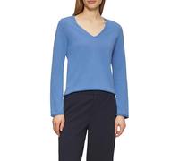 s.Oliver Feinstrickpullover mit V-Ausschnitt und Rollkante am Saum
