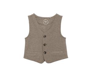 s.Oliver Festive Weste aus Sweatstoff