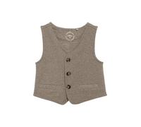 s.Oliver Festive Weste aus Sweatstoff karamell 92