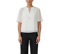 s.Oliver Festliche Chiffon-Bluse mit Plissee und Rüschen