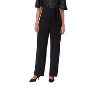 Festlicher Overall mit Pailletten und Bindegürtel 42 schwarz 2173485.9999.42