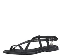 s.Oliver Flache Sandale 5-28145-42 schwarz Soft Foam