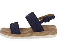 s.Oliver Flache Sandale 5-5-28108-28 Blau Red Label