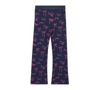 Flared-Leggings mit Glitzerbund und Print 140 blau 2171953.58A2.140