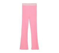 Flared-Leggings mit Rippstruktur und Glitzerbund 116 pink 2163390.4417.116