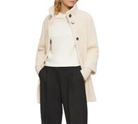 s.Oliver Flauschiger Mantel mit Strickbündchen am Ärmel