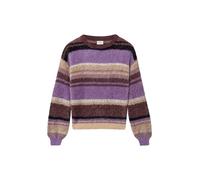 Flauschiger Strick-Pullover im Loose Fit 158/164 mehrfarbig|lila 2170708.04X2.158_164