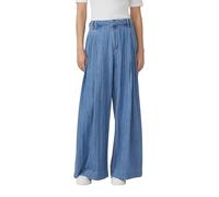 Fließende Jeans mit Nadelstreifen / Relaxed Fit / High Rise / Extra Wide Leg 46/32 blau 2168703.52Y3.46_32