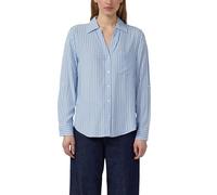 s.Oliver - Bluse blau/weiß - Gr. - 46