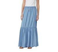 Fließender Maxirock aus Denim 42 blau 2165985.51Y4.42