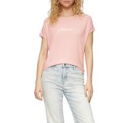 s.Oliver Fließendes Jersey-Shirt mit Artwork und überschnittenen Schultern