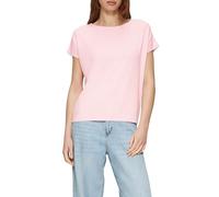 T-Shirt aus Viskosemix mit überschnittenen Schultern zartrosa 38