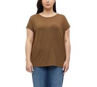 Fließendes Jersey-Shirt mit überschnittenen Schultern 48 braun 2183024.8918.48