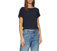 Jerseyshirt mit überschnittenen Schultern 46 blau