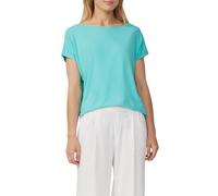 Fließendes Jersey-Shirt mit überschnittenen Schultern 38 türkis 2166269.6099.38