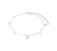 s.Oliver Fußkette 925 Sterling Silber/Edelstahl Damen, Sommerschmuck, Kommt in Schmuck Geschenk Box