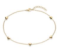 s.Oliver Fußkette Edelstahl gold Damen