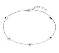 s.Oliver Fußkette Edelstahl silber Damen