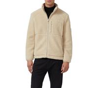 Gefütterte Jacke aus Teddy-Plüsch mit Zip-Details L Beige 2170592.0202.L