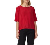 Gemusterte Shirt-Bluse mit verstellbarem Saum 40 rot 2166511.3533.40