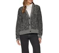 s.Oliver Red Label - Gemusterter Cardigan mit Glitzergarn grau - Gr. - 44