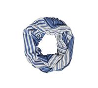 Gemusterter Loop-Schal aus Viskose ONESIZE blau|weiß 2175345.55A1.ONESIZE