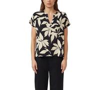 s.Oliver Gemustertes Jersey-T-Shirt mit V-Ausschnitt