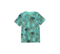 s.Oliver Gemustertes T-Shirt aus Baumwolle Türkis Größe 104/110