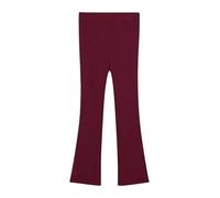 s.Oliver Gerippte Flared-Leggings Bordeaux 92
