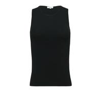 Geripptes Feinstrick-Top im Slim Fit 40 schwarz 2163836.9999.40