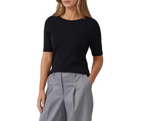 s.Oliver Geripptes Jerseyshirt aus Baumwollstretch
