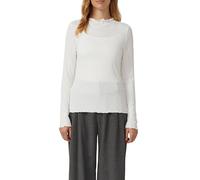 Geripptes Jerseyshirt im Slim Fit mit Metallic-Print 38 creme 2172295.0210.38