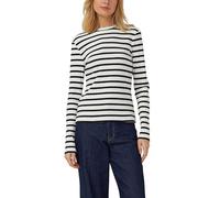 s.Oliver - T-Shirt schwarz|creme - Gr. - 46